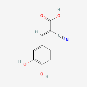 Chemical structure of Tyrphostin AG30