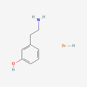 Chemical structure of m-Tyramine hydrobromide