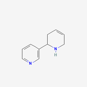 Chemical structure of (R,S)-Anatabine