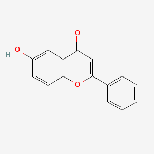 Chemical structure of 6-Hydroxyflavone