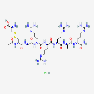 Chemical structure of Etelcalcetide hydrochloride