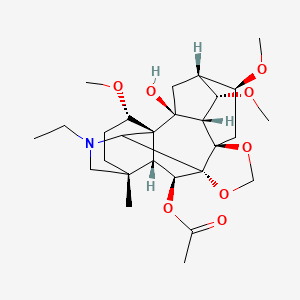 Chemical structure of Deltaline