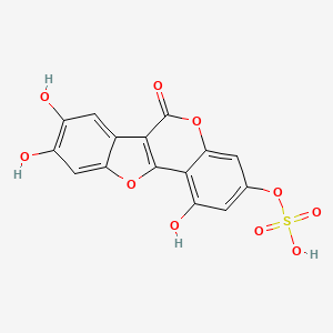 Chemical structure of Demethylwedelolactone Sulfate