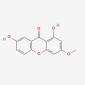 Chemical structure of Gentisin