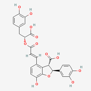 Chemical structure of Lithospermic acid