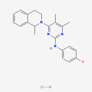 Chemical structure of Revaprazan hydrochloride