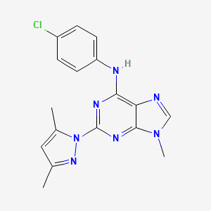Chemical structure of NS13001