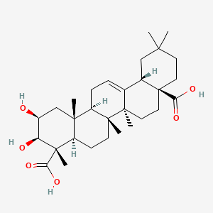 Chemical structure of Medicagenic acid