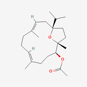 Chemical structure of Incensole Acetate