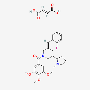 Chemical structure of VUF11207 fumarate