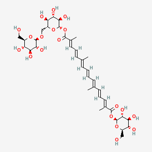 Chemical structure of Crocin 2