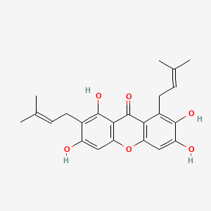 Chemical structure of Gamma-Mangostin