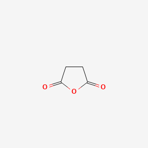 Chemical structure of Succinic anhydride