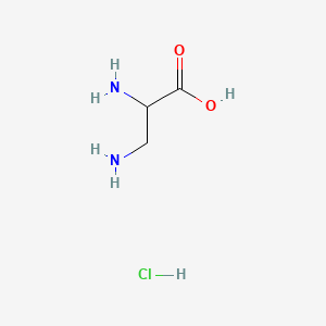 Chemical structure of 2,3-Diaminopropanoic acid hydrochloride