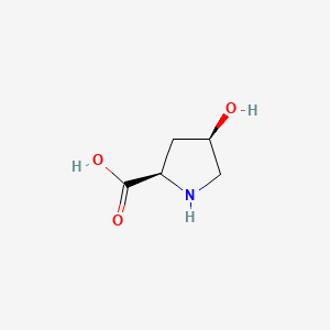 Chemical structure of H-D-cis-Hyp-OH