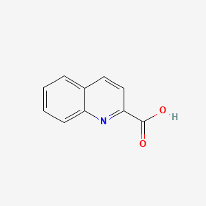 Chemical structure of Quinaldic Acid