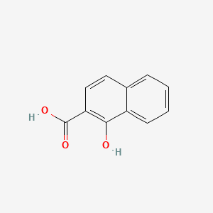 Chemical structure of 1-Hydroxy-2-naphthoic acid