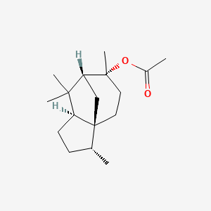 Chemical structure of Cedryl acetate
