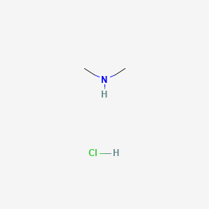 Chemical structure of Dimethylamine, hydrochloride