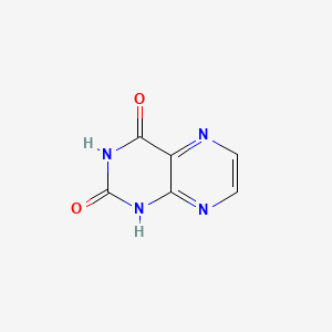 Chemical structure of Lumazine