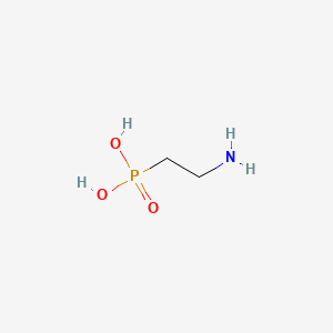 Chemical structure of (2-Aminoethyl)phosphonic acid