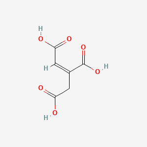 Chemical structure of (Z)-Aconitic acid