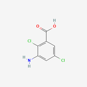 Chemical structure of Chloramben