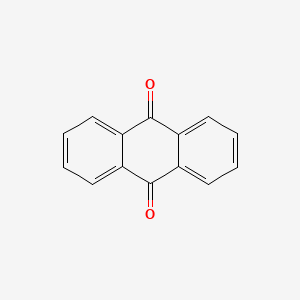 Chemical structure of Anthraquinone