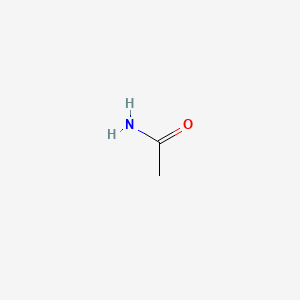 Chemical structure of Acetamide