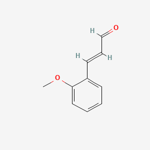 Chemical structure of 2-Methoxycinnamaldehyde