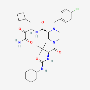 Chemical structure of GB-110 hydrochloride