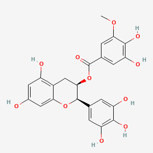 Chemical structure of Epigallocatechin 3-O-(3-O-methyl)gallate
