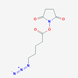Chemical structure of N3-C4-NHS ester