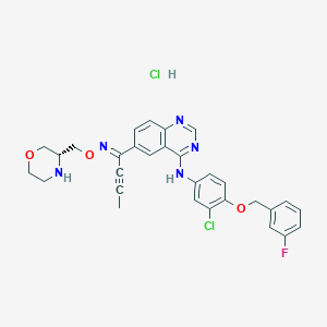 Chemical structure of Epertinib hydrochloride