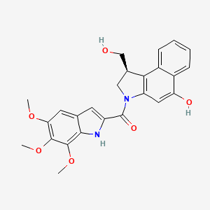Chemical structure of Seco-Duocarmycin TM