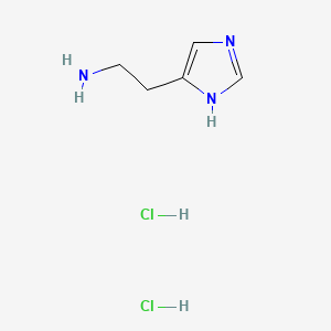 Chemical structure of Histamine dihydrochloride