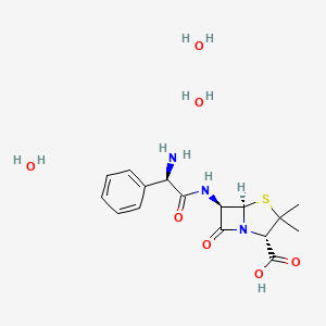 Chemical structure of Ampicillin Trihydrate