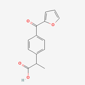 Chemical structure of Furprofen