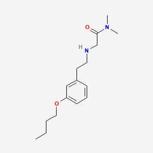 Chemical structure of Evenamide