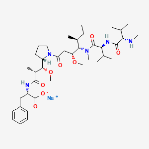 Chemical structure of MMAF sodium