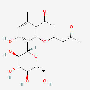 Chemical structure of Aloesin