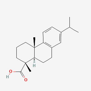Chemical structure of Dehydroabietic acid