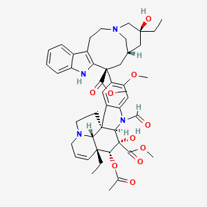 Chemical structure of Vincristine
