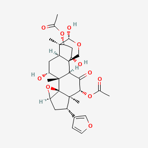 Chemical structure of Toosendanin