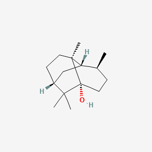 Chemical structure of Patchouli alcohol