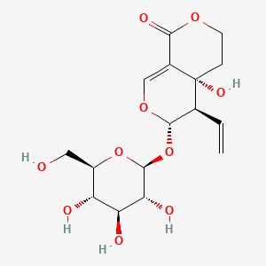 Chemical structure of Swertiamarin