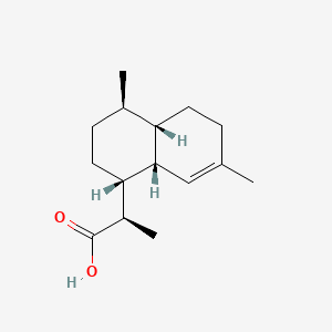 Chemical structure of Dihydroartemisinic acid