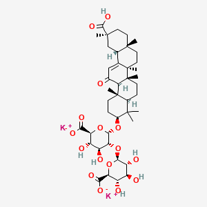 Chemical structure of Dipotassium glycyrrhizinate