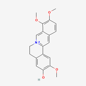 Chemical structure of Jatrorrhizine