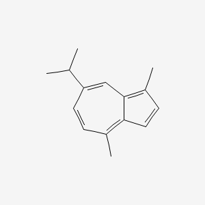 Chemical structure of Guaiazulene
